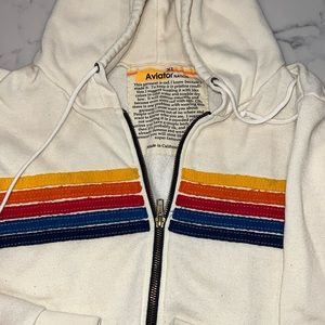 Aviator Nation Unisex 5 stripe hoodie